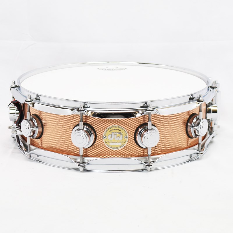 dw Collector's Metal Snare KNURLED COPPER 14×4の画像